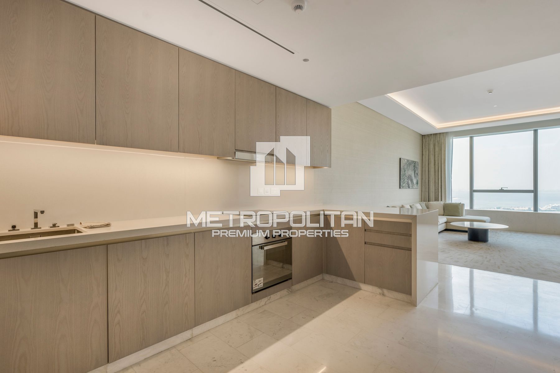 Palm and Sea View | Skyline Marina | High Floor-5