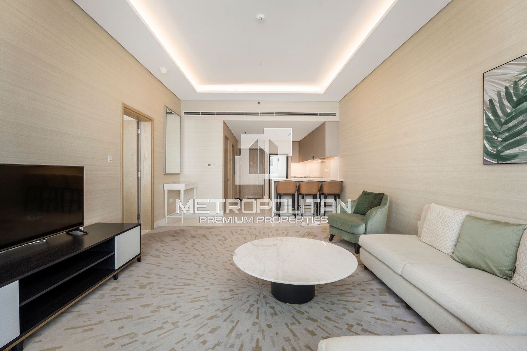 Palm and Sea View | Skyline Marina | High Floor-12